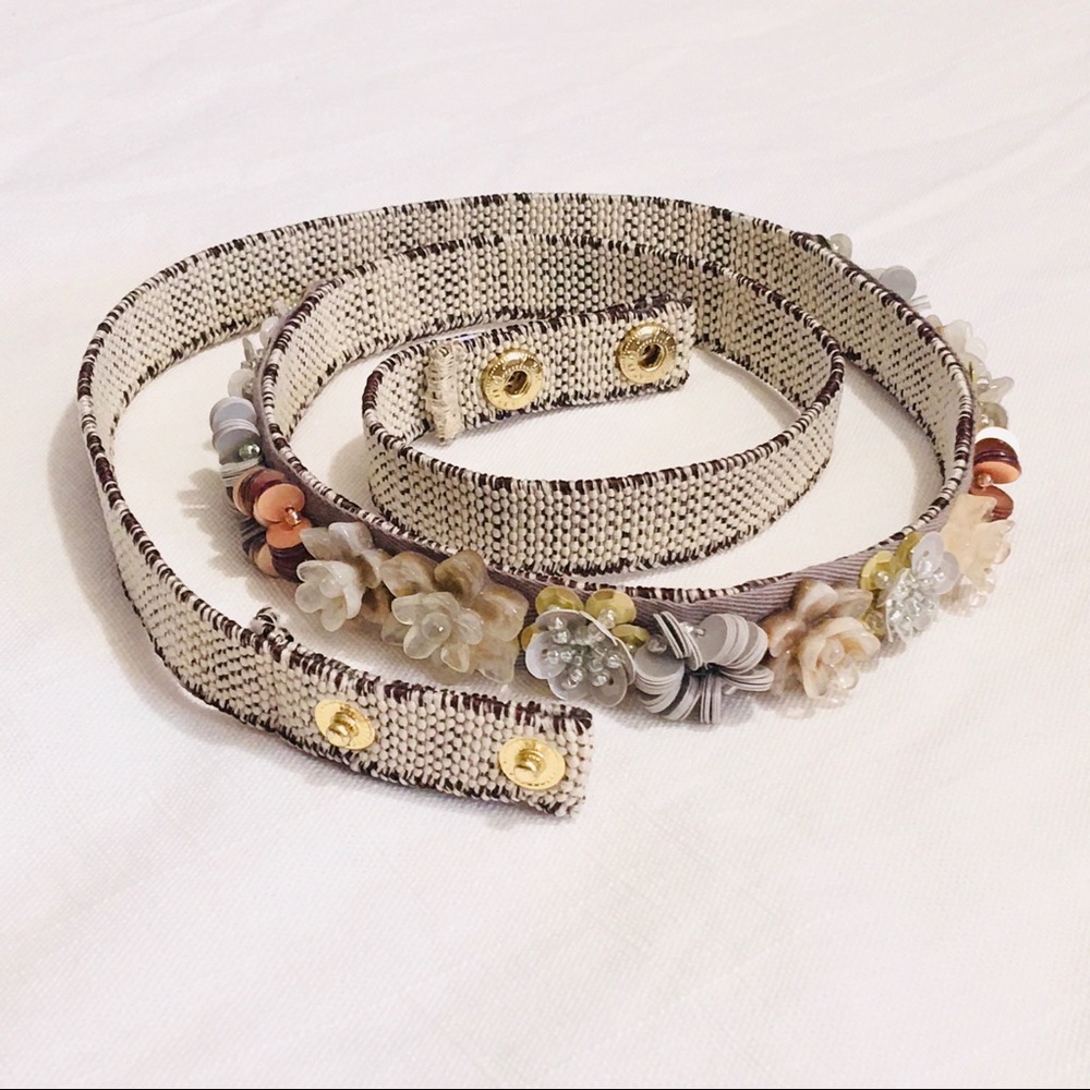 New LOFT Stretchable Embellished Belt